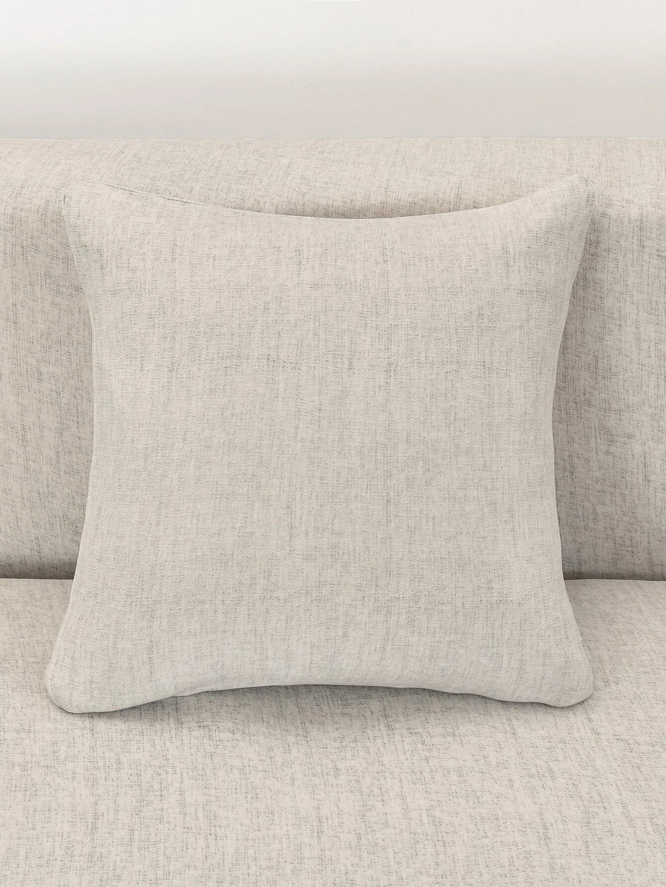 Corner Sofa Cover - Cross pattern - Egg shell - Adaptable & Expandable