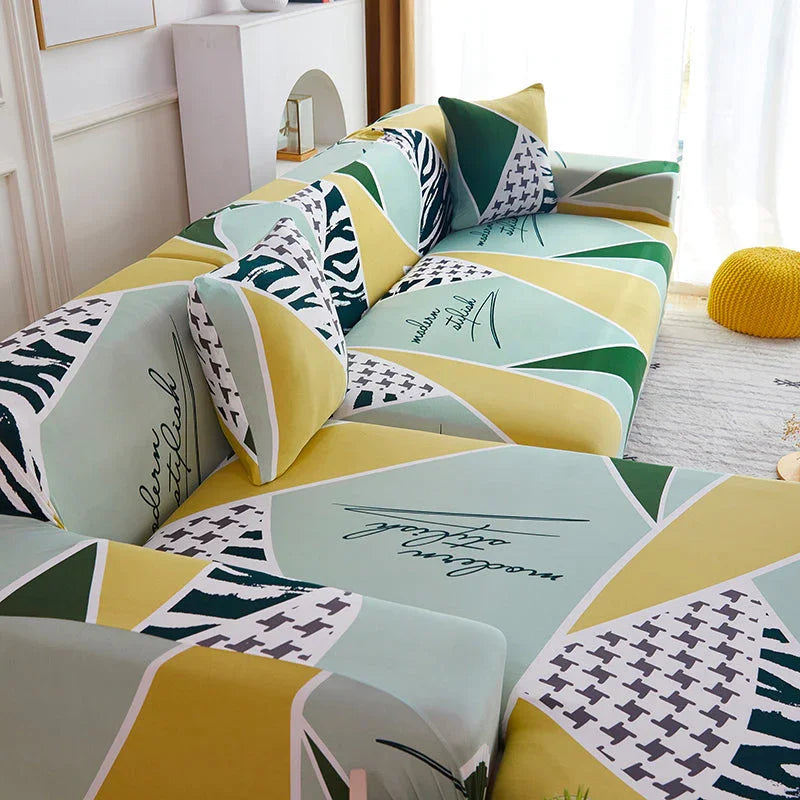 Corner Sofa Cover - Folige - Adaptable & Expandable - The Sofa Cover Crafter 