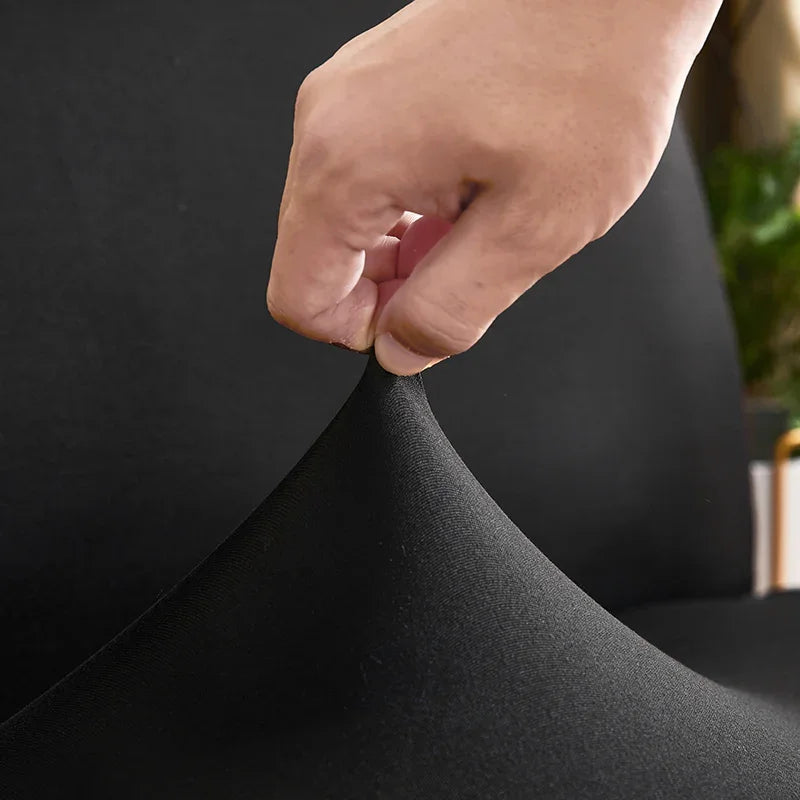 Sofa Bed Cover - Black - Adaptable & Expandable - The Sofa Cover Crafter 