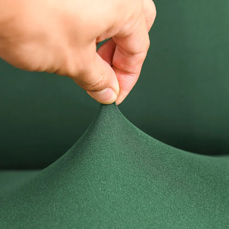 Sofa Bed Cover - Green - Adaptable & Expandable - The Sofa Cover Crafter 