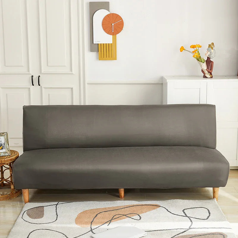 Sofa Bed Cover - Grey - Adaptable & Expandable - The Sofa Cover Crafter 