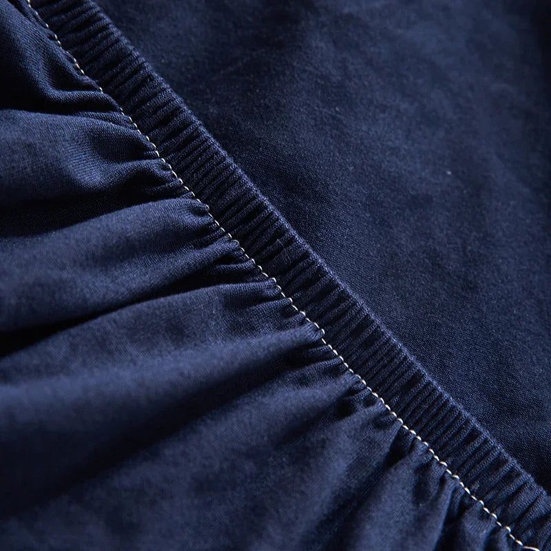 Sofa Bed Cover - Navy blue - Adaptable & Expandable - The Sofa Cover Crafter 