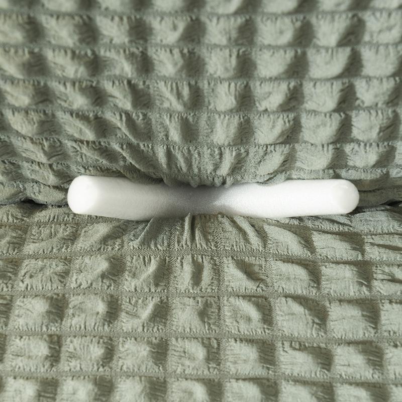 Sofa Cover - Bubble Fabric - Pale Green - Adaptable & Expandable - The Sofa Cover Crafter 