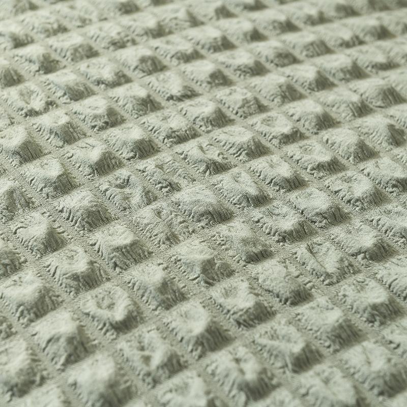 Sofa Cover - Bubble Fabric - Pale Green - Adaptable & Expandable - The Sofa Cover Crafter 