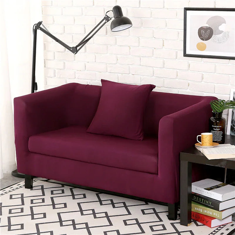 Sofa Cover - Purple - Adaptable & Expandable - The Sofa Cover Crafter 