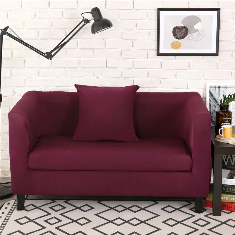 Sofa Cover - Purple - Adaptable & Expandable - The Sofa Cover Crafter 