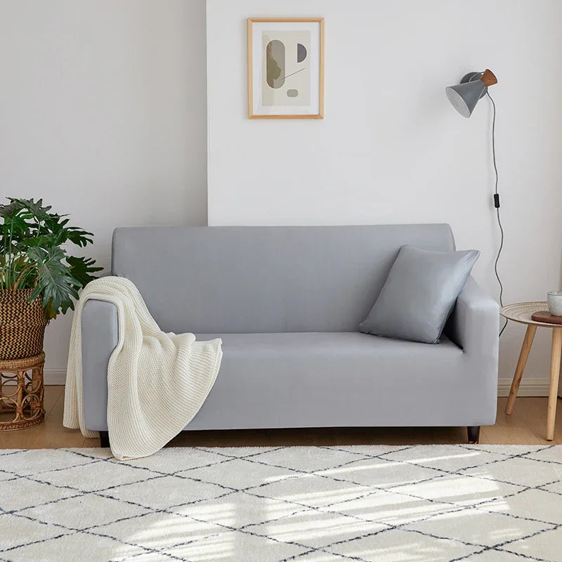Sofa Cover - Slate grey - Adaptable & Expandable - The Sofa Cover Crafter 