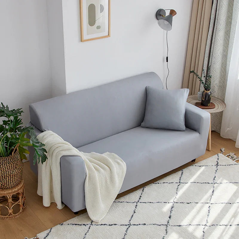 Sofa Cover - Slate grey - Adaptable & Expandable - The Sofa Cover Crafter 