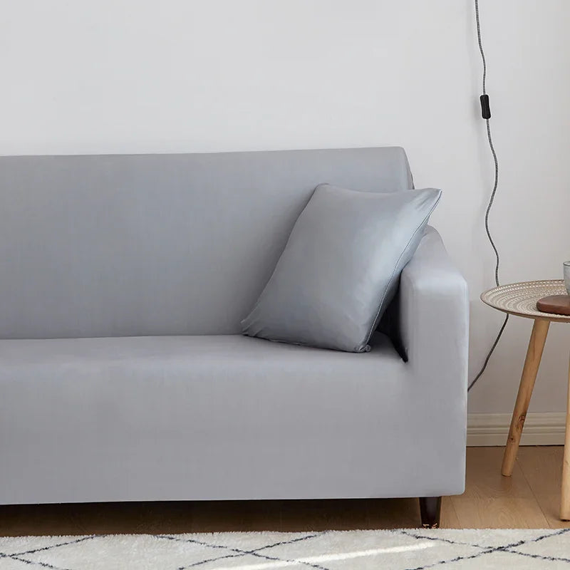 Sofa Cover - Slate grey - Adaptable & Expandable - The Sofa Cover Crafter 