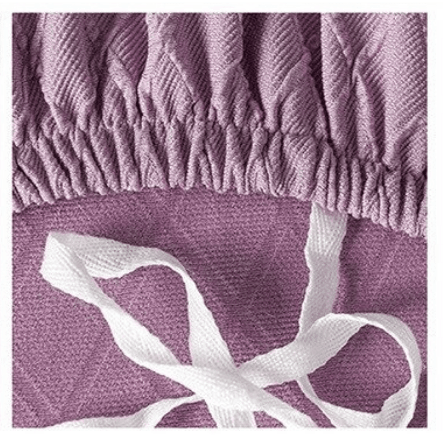 Sofa Cover - Wide Jacquard - Pale Purple - Adaptable & Expandable - The Sofa Cover Crafter