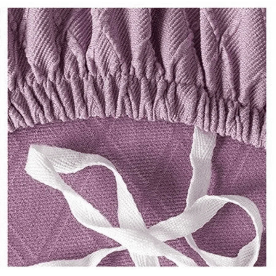 Sofa Cover - Wide Jacquard - Pale Purple - Adaptable & Expandable - The Sofa Cover Crafter 