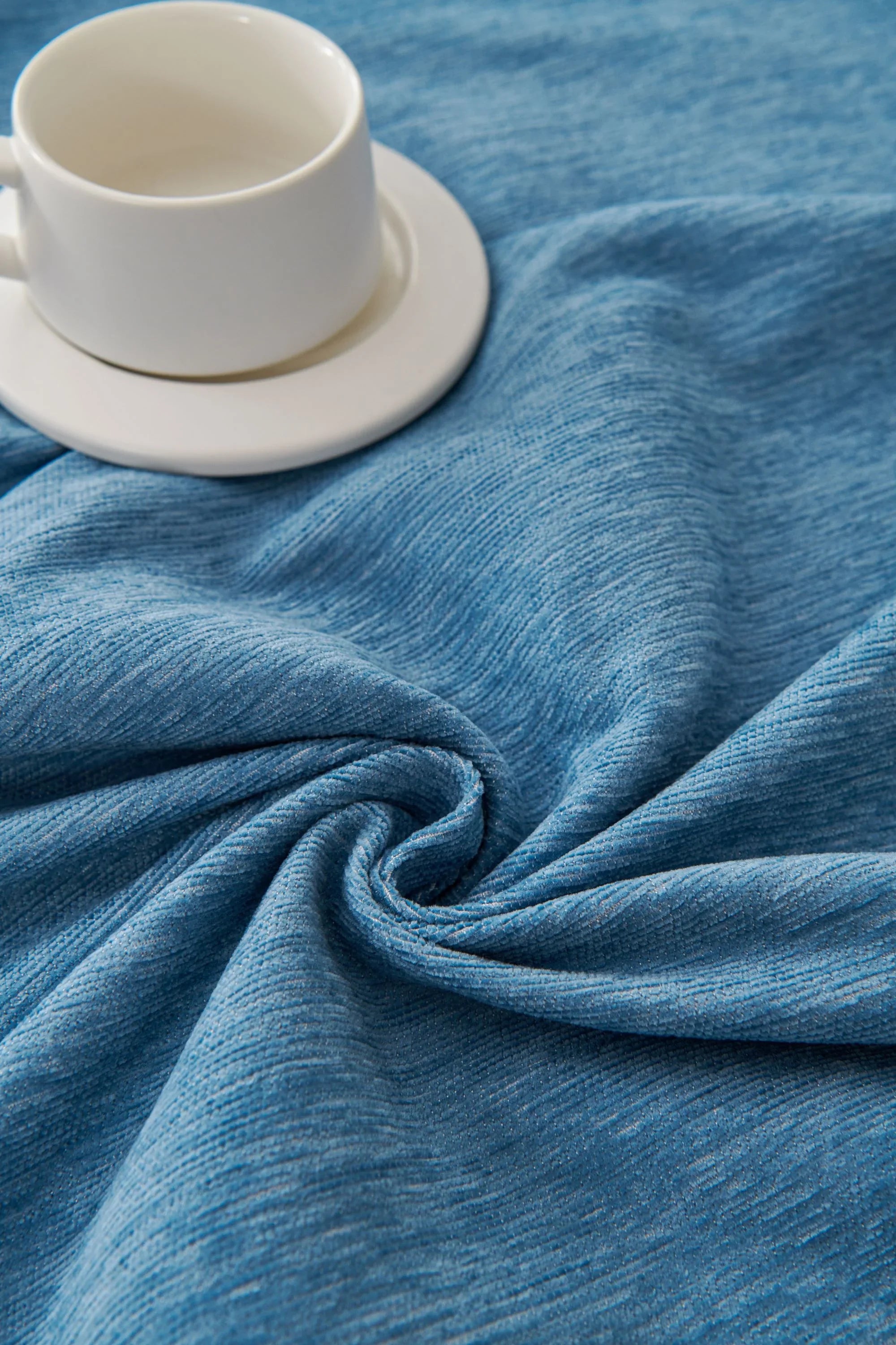 Sofa Throw - Elligate - Blue - The Sofa Cover Crafter 