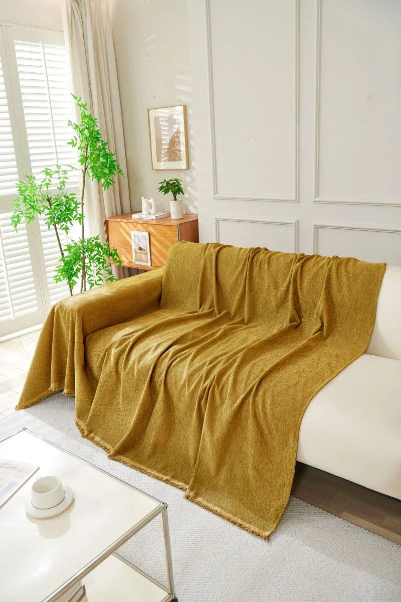 Sofa Throw - Elligate - Brown - The Sofa Cover Crafter 
