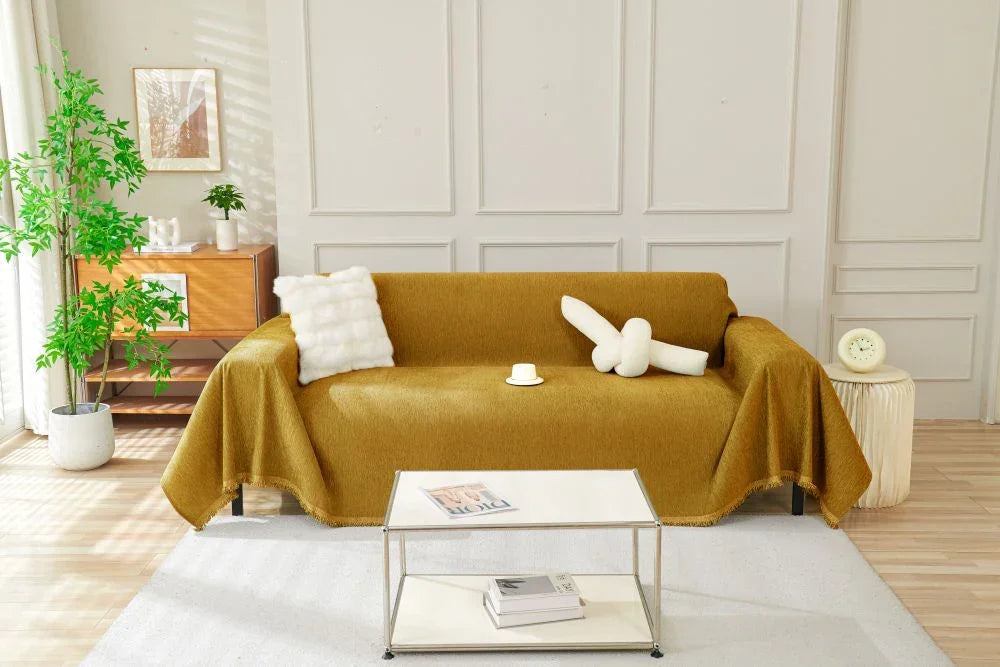 Sofa Throw - Elligate - Brown - The Sofa Cover Crafter 