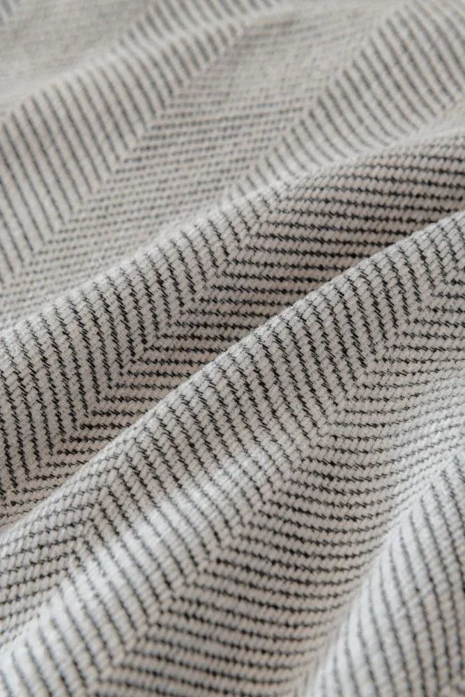 Sofa Throw - Herpome - Cloud Gray - The Sofa Cover Crafter 