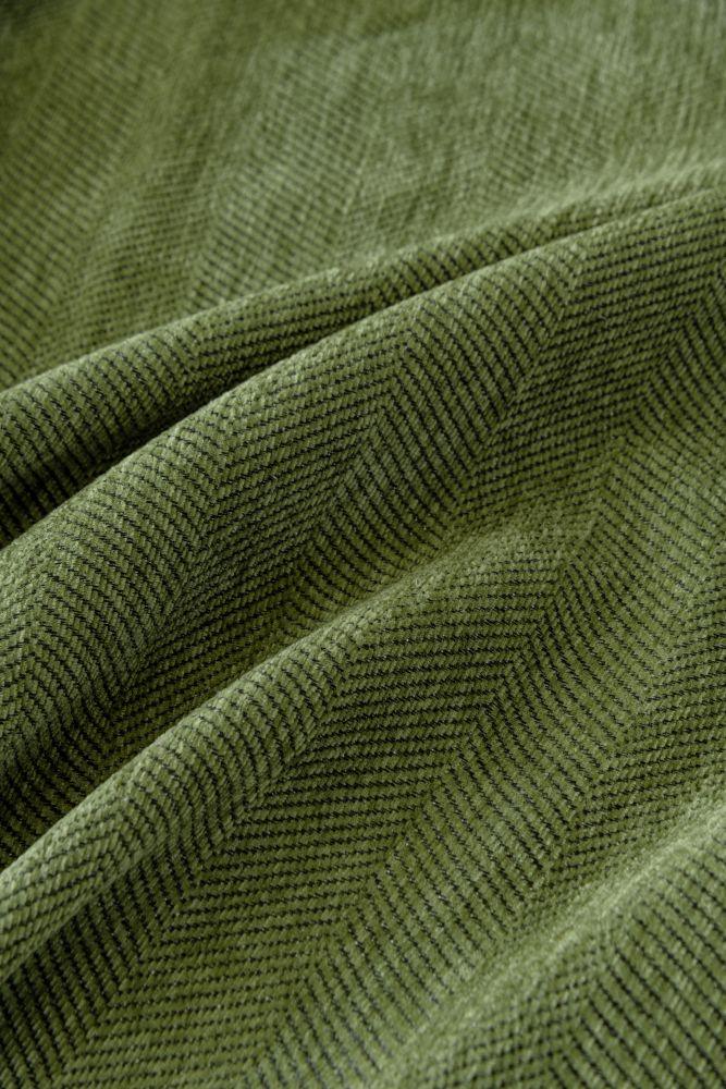 Sofa Throw - Herpome - Olive Green - The Sofa Cover Crafter 