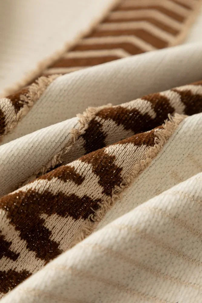 Sofa Throw - Klint - Chestnut Brown - The Sofa Cover Crafter 