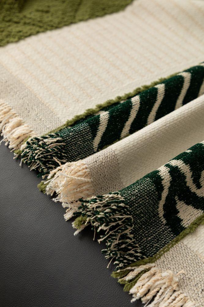Sofa Throw - Klint - Moss Green - The Sofa Cover Crafter 