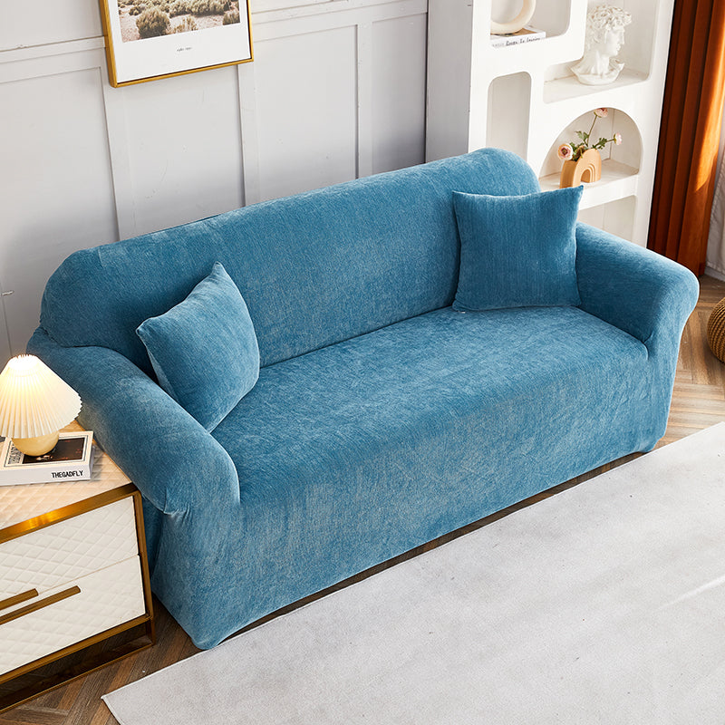 Sofa Cover -Snow Neil - Serene Blue - Adaptable & Expandable