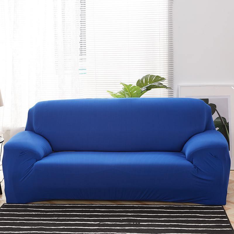 Sofa Cover - Egyptian Blue - Adaptable & Expandable - The Sofa Cover Crafter