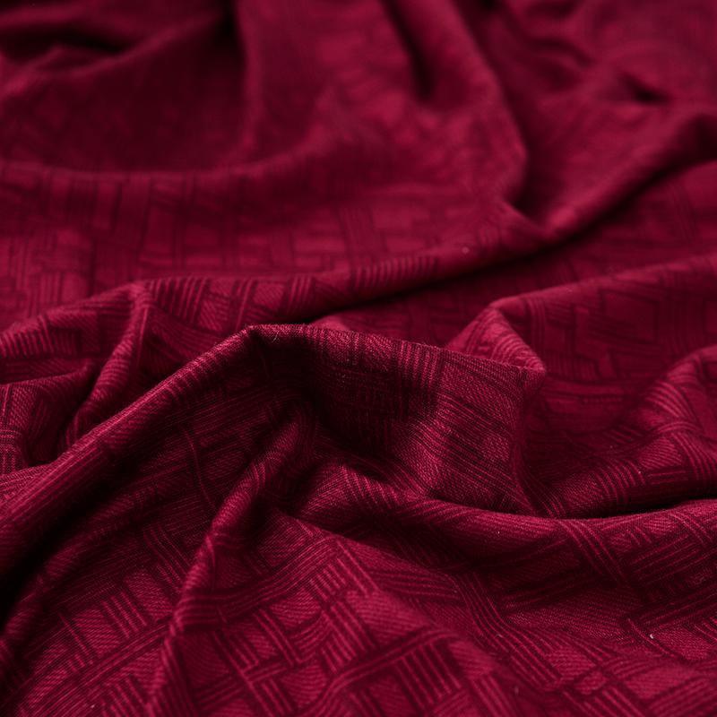 Sofa Cover - Rectangle Pattern - Cardinal red - Adaptable & Expandable - The Sofa Cover Crafter