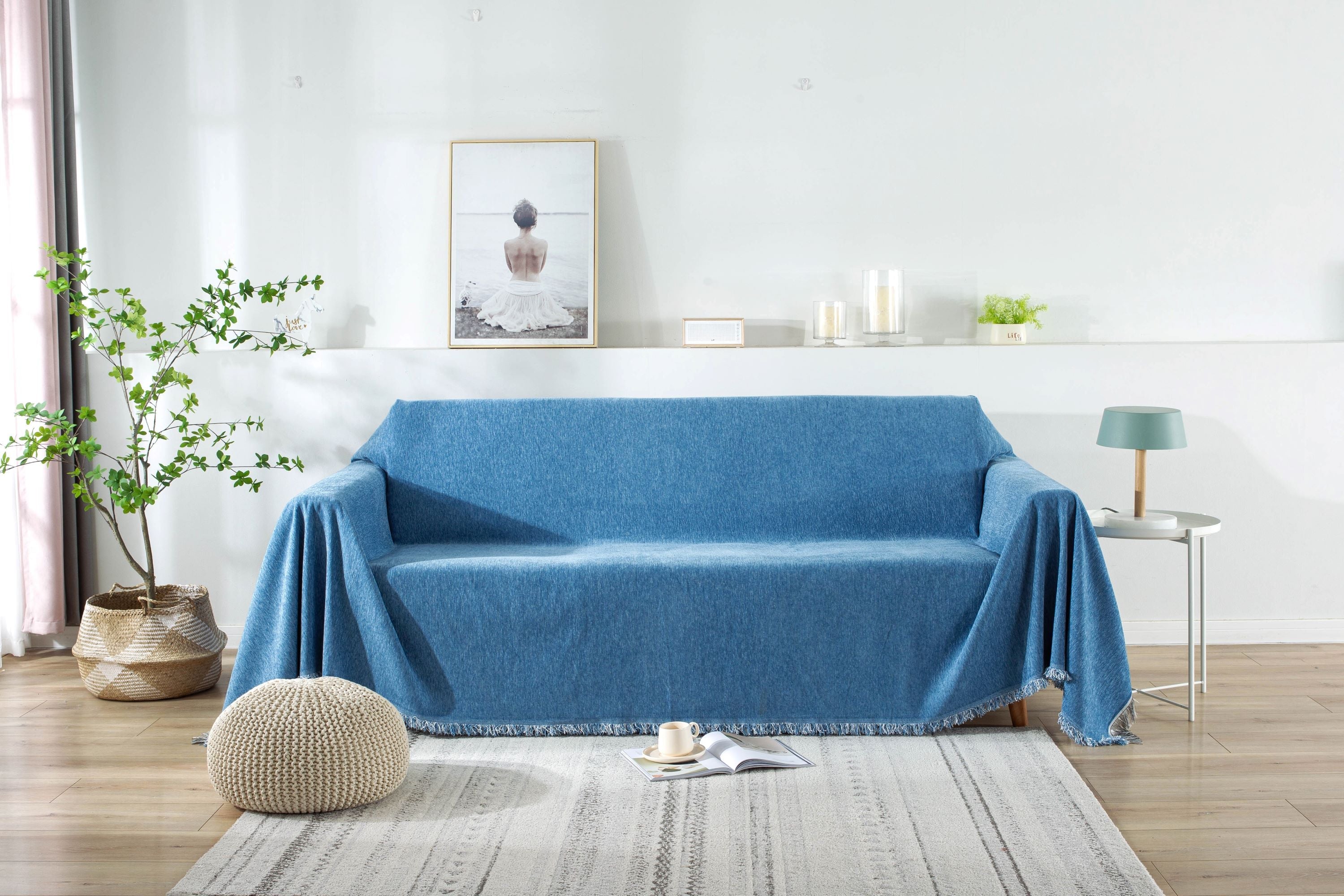 Sofa Throw - Elligate - Blue