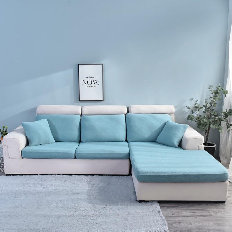 Sofa Cushion Cover Waterproof - Sky Blue - The Sofa Cover Crafter