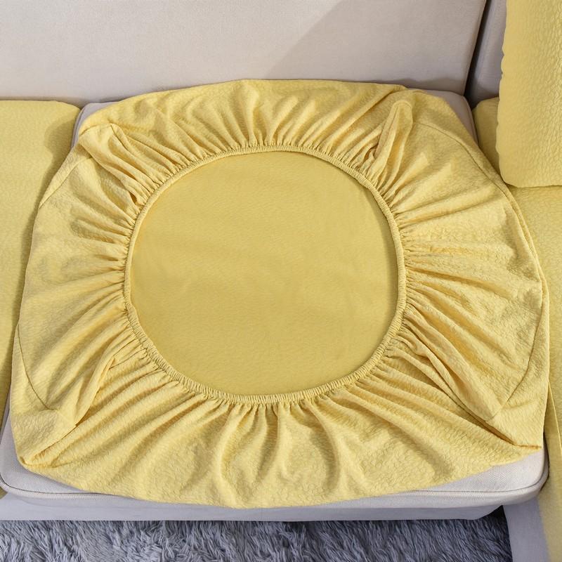 Sofa Cushion Cover Waterproof - Yellow - The Sofa Cover Crafter