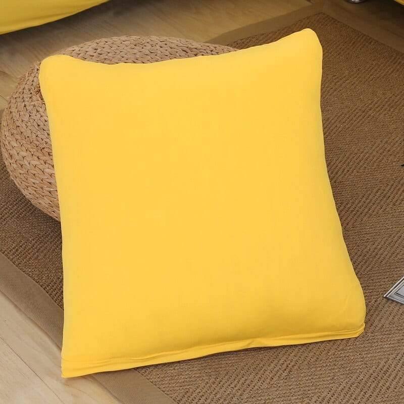 Pillow Cover - Yellow - 2 pieces - The Sofa Cover Crafter