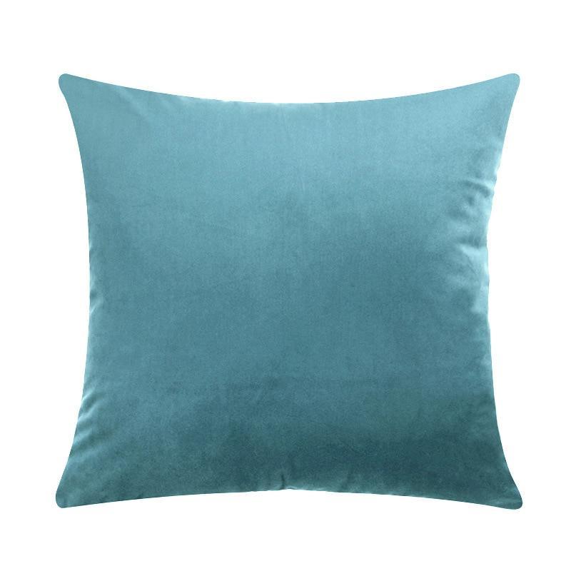 Pillow Cover - Velvet - Blue - The Sofa Cover Crafter