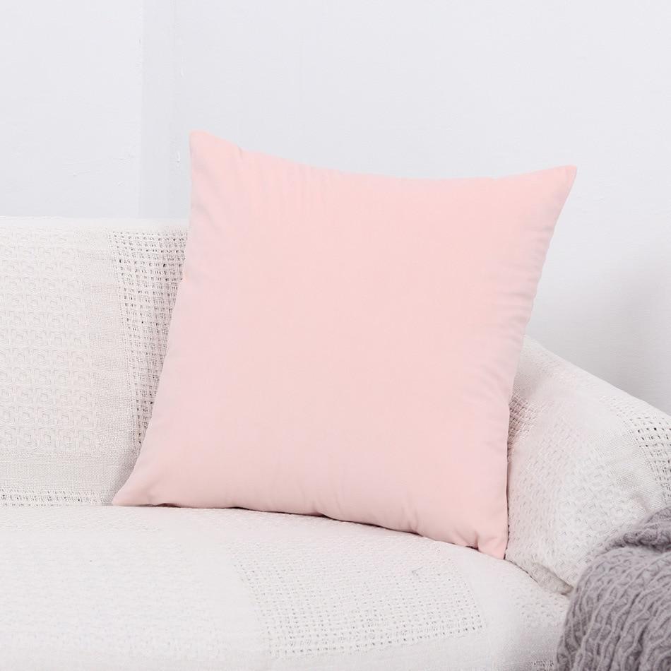 Pillow Cover - Velvet - Pink Pastel - The Sofa Cover Crafter