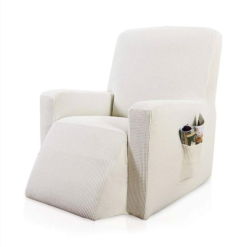 Relax Armchair Cover - White - The Sofa Cover Crafter