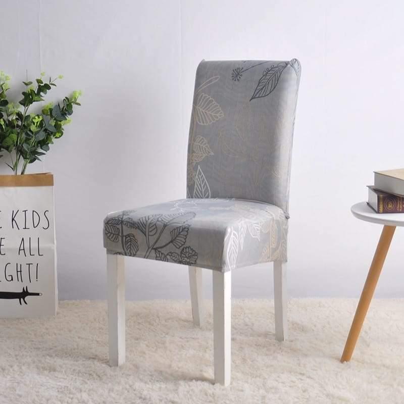 Chair Cover - Silver Leaf - Universel - The Sofa Cover Crafter
