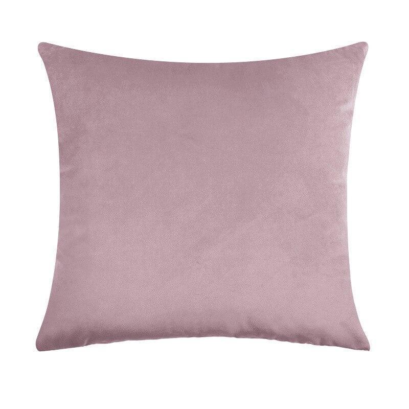 Pillow Cover - Velvet - Grey Pink - The Sofa Cover Crafter