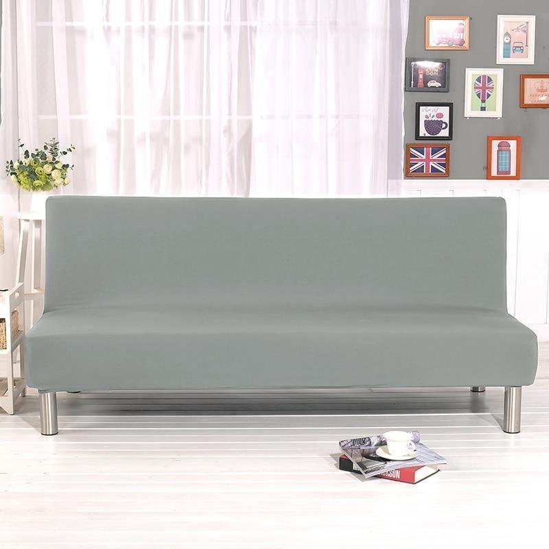 Sofa Bed Cover - Silver - Adaptable & Expandable - The Sofa Cover Crafter