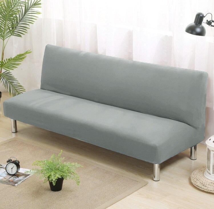 Sofa Bed Cover - Silver - Adaptable & Expandable - The Sofa Cover Crafter