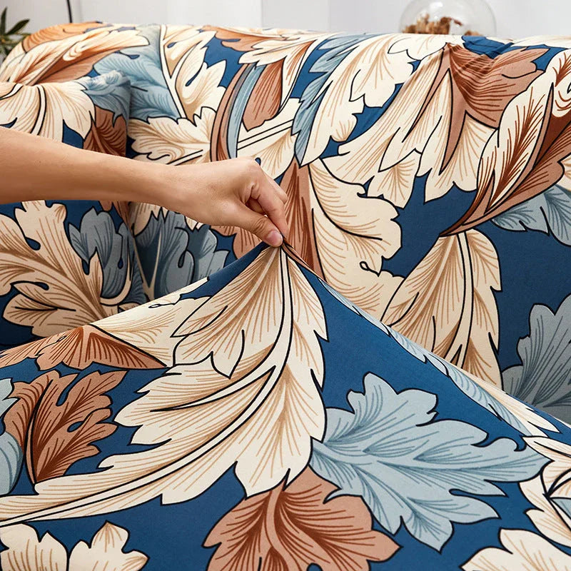 Corner Sofa Cover - Vintage - Adaptable & Expandable - The Sofa Cover Crafter 