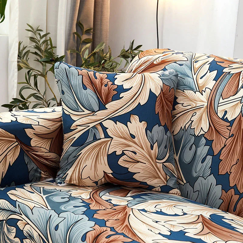 Corner Sofa Cover - Vintage - Adaptable & Expandable - The Sofa Cover Crafter 