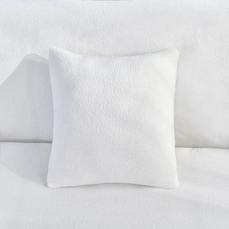 Pillow Cover - Bubble Gauze - White - Waterproof - The Sofa Cover Crafter 