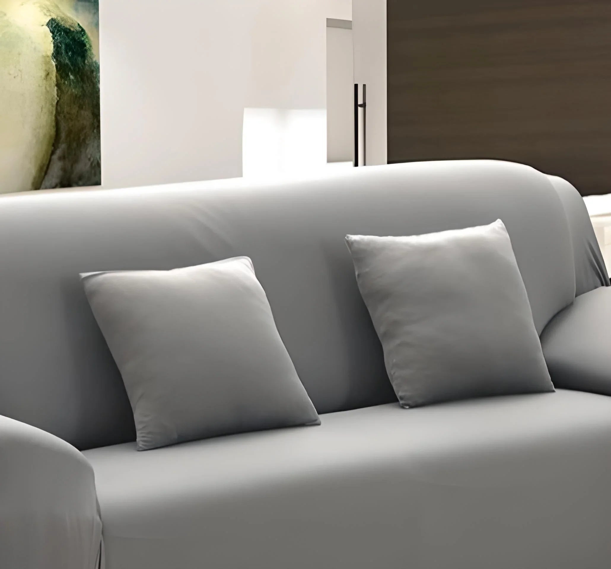 Pillow Cover - Mouse Grey - The Sofa Cover Crafter 