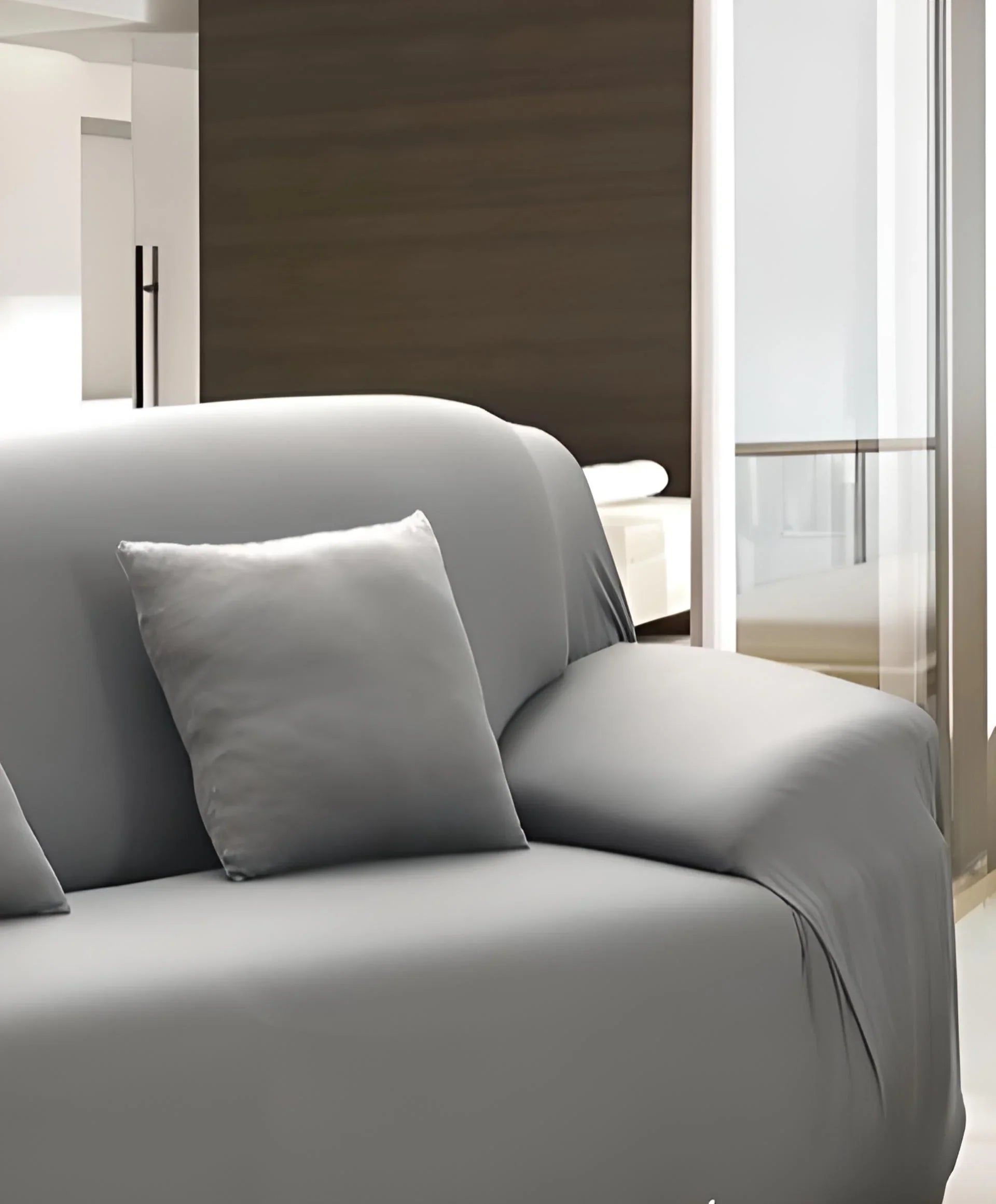 Pillow Cover - Mouse Grey - The Sofa Cover Crafter 