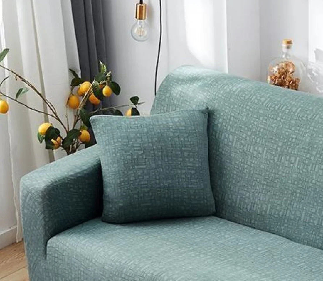 Pillow Cover - Rectangle Pattern - Pastel Green - The Sofa Cover Crafter 