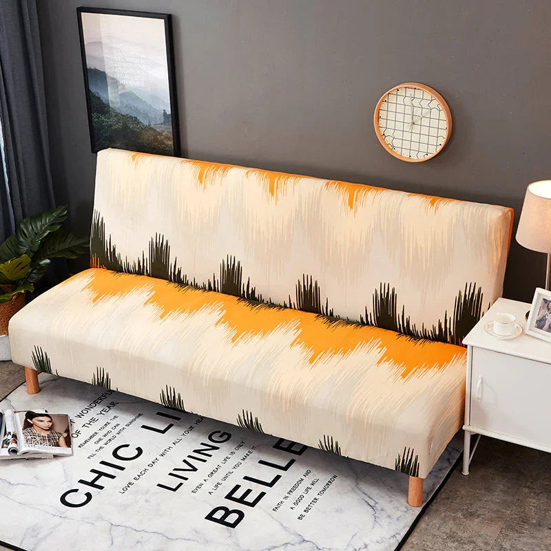 Sofa Bed Cover - Amber - Adaptable & Expandable - The Sofa Cover Crafter 