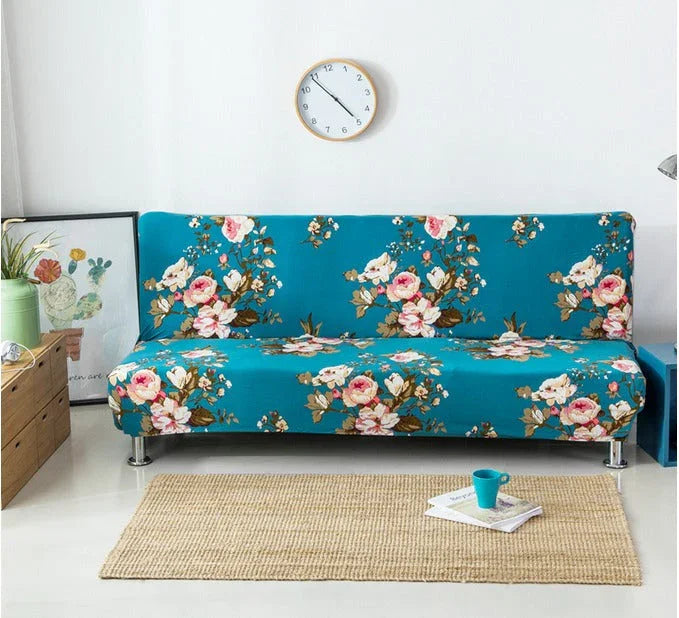 Sofa Bed Cover - Blossom - Adaptable & Expandable - The Sofa Cover Crafter 