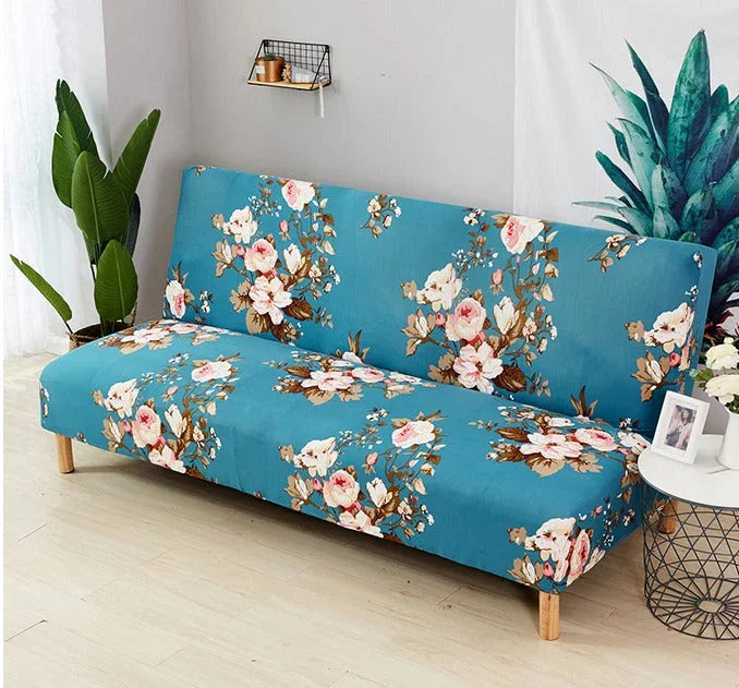 Sofa Bed Cover - Blossom - Adaptable & Expandable - The Sofa Cover Crafter 