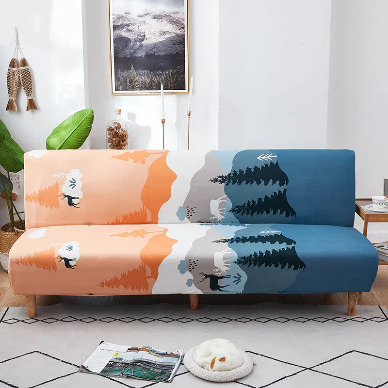 Sofa Bed Cover - Cherury - Adaptable & Expandable - The Sofa Cover Crafter 