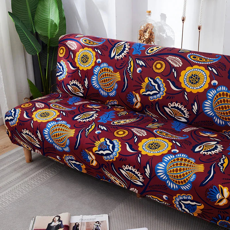Sofa Bed Cover - Flodazzle - Adaptable & Expandable - The Sofa Cover Crafter 
