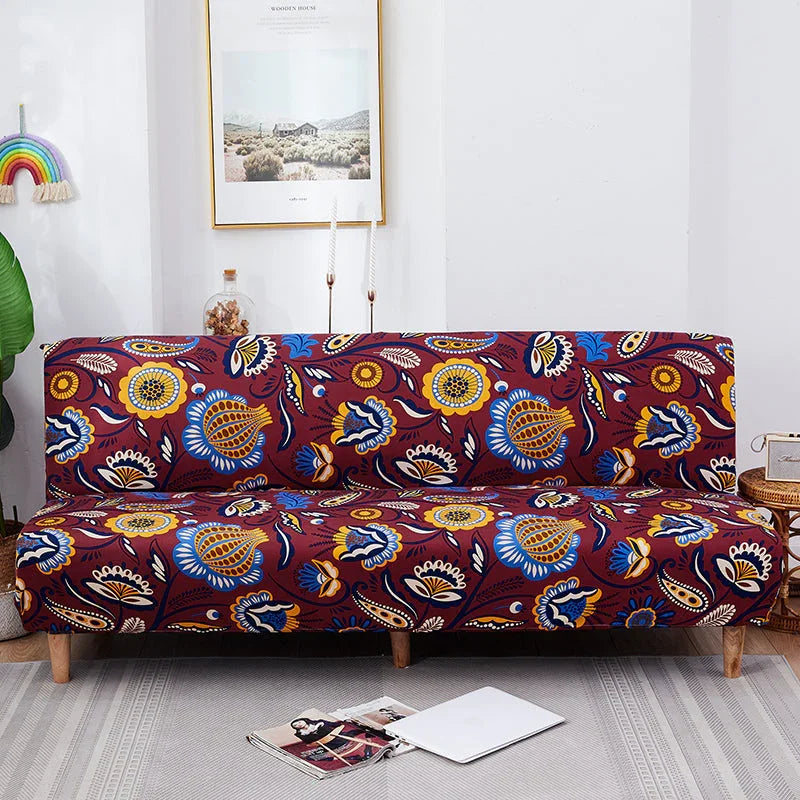 Sofa Bed Cover - Flodazzle - Adaptable & Expandable - The Sofa Cover Crafter 