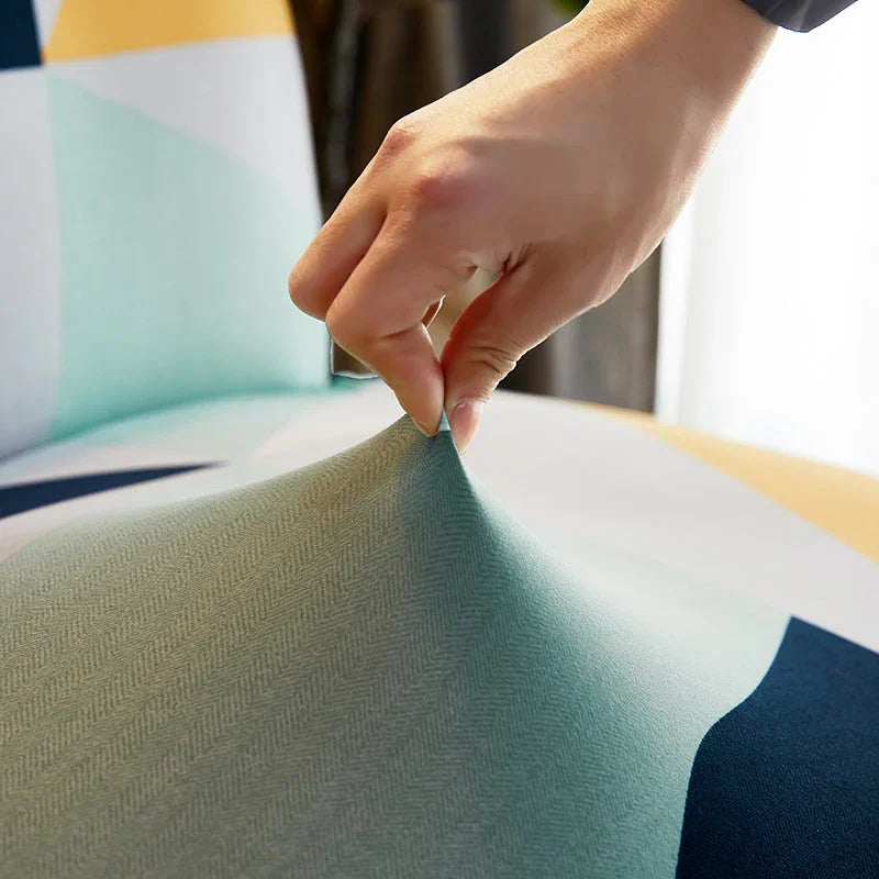 Sofa Bed Cover - Greeniverse - Adaptable & Expandable - The Sofa Cover Crafter 