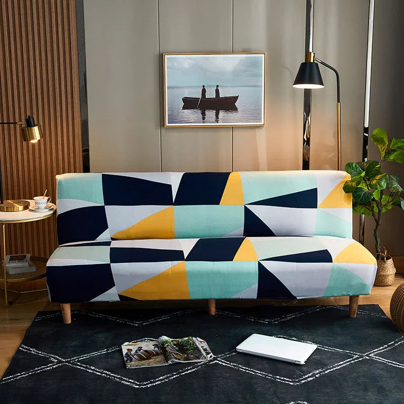 Sofa Bed Cover - Greeniverse - Adaptable & Expandable - The Sofa Cover Crafter 
